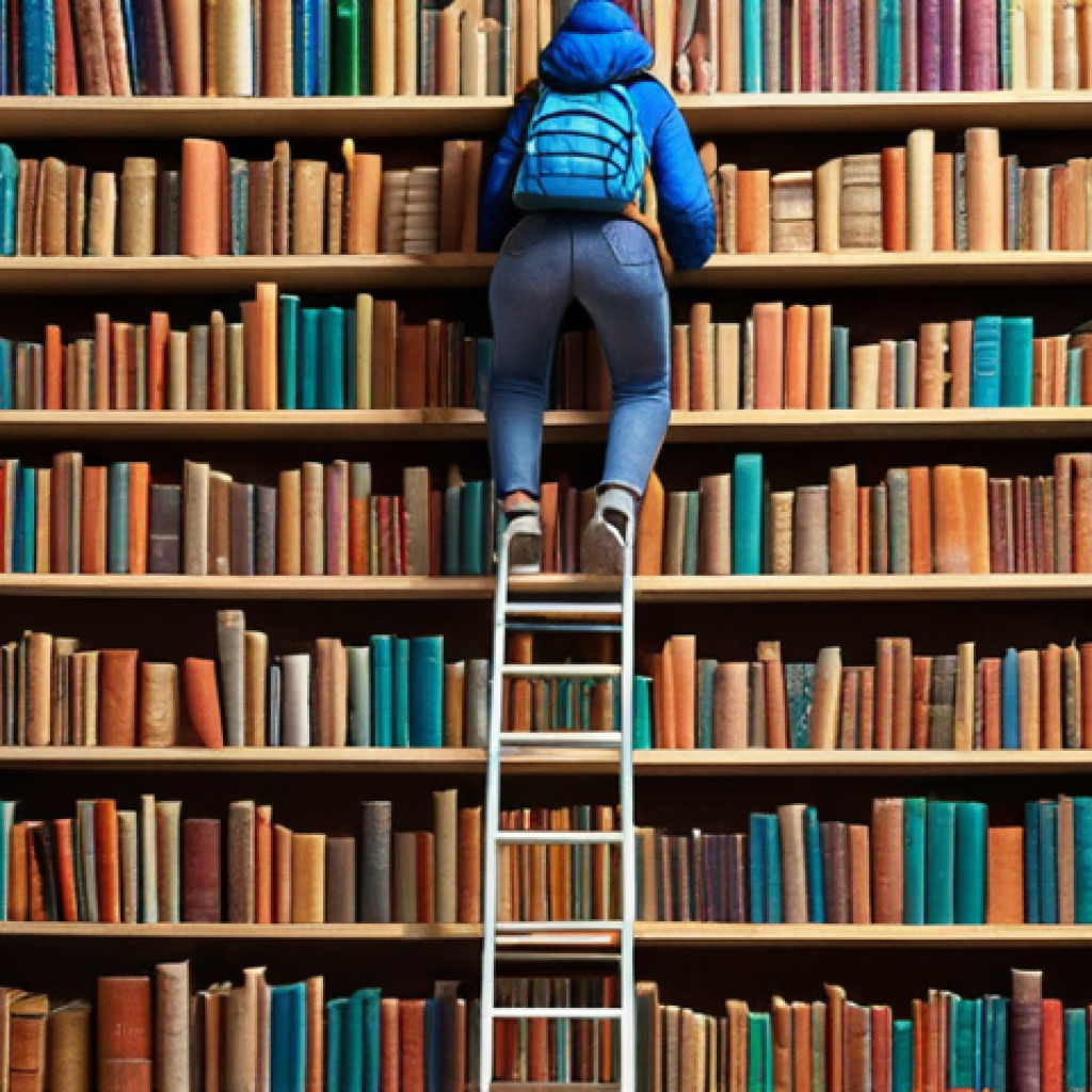 **Image prompt:** A person climbing a social ladder made of books, representing education as a means of social mobility. The background shows diverse cultural elements blending together, symbolizing the integration of different values. Focus on realistic rendering, portraying determination and hope.