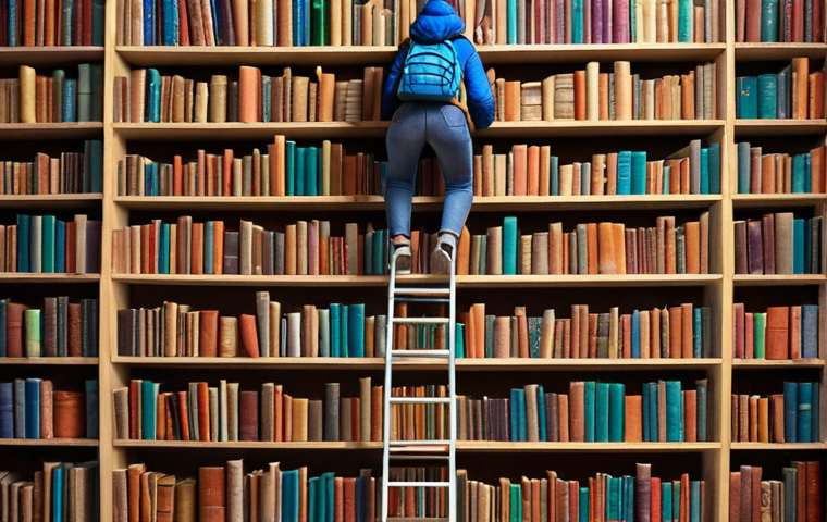 **Image prompt:** A person climbing a social ladder made of books, representing education as a means of social mobility. The background shows diverse cultural elements blending together, symbolizing the integration of different values. Focus on realistic rendering, portraying determination and hope.
