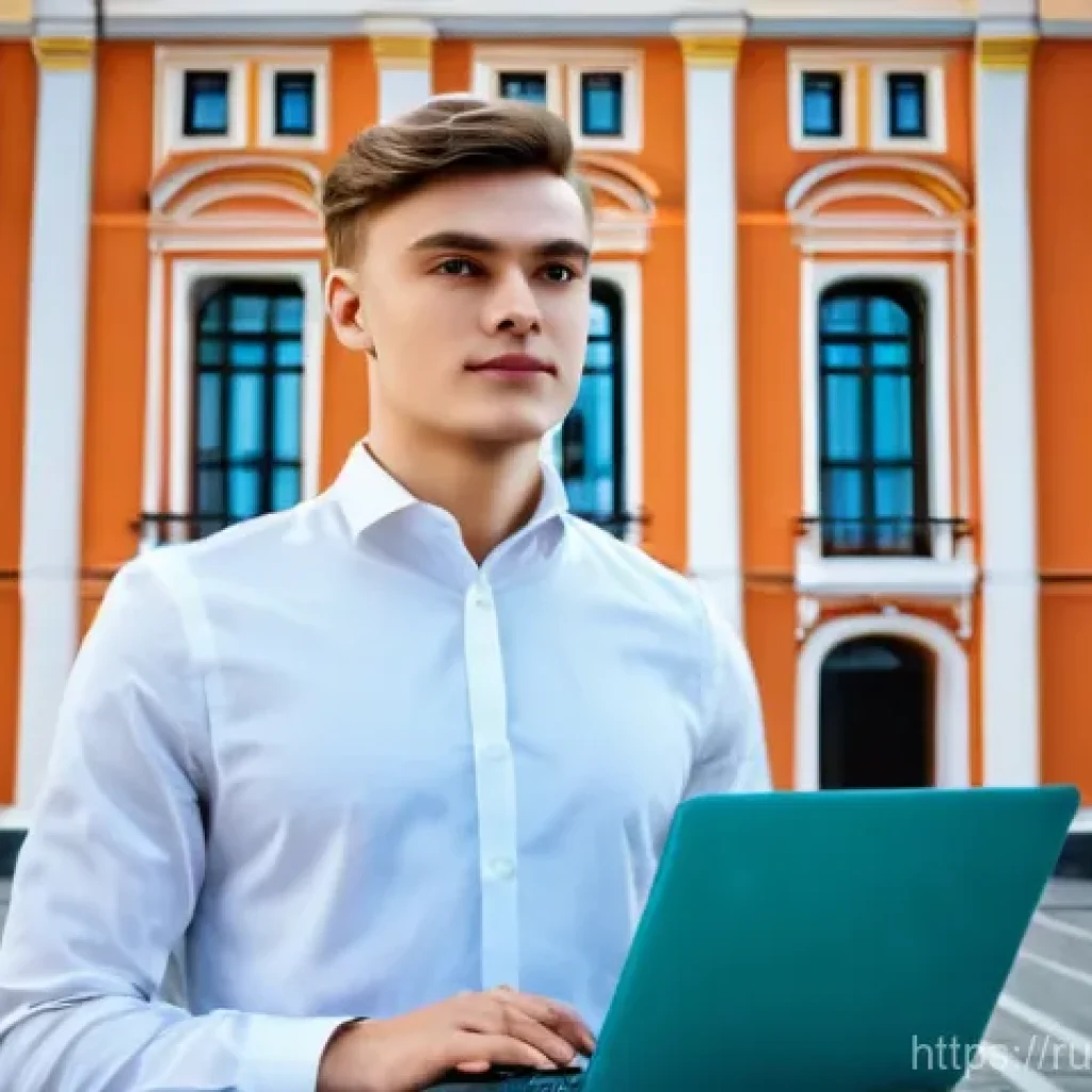 사회적 이동과 경제 구조 - **Prompt:** A dynamic, split-scene image illustrating the evolution of career paths in Russia. On th...